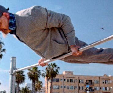 Old Man Street Workout Prank | Muscle Madness