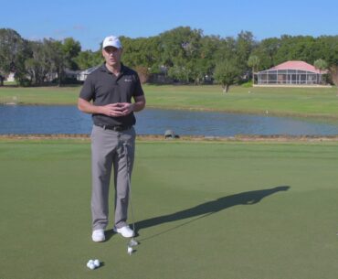 Putting drill. 6ft Straight Putt. #golftips #puttingtips #drills