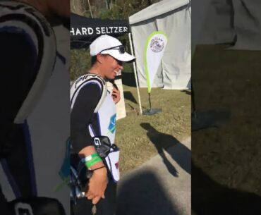 Following Caddie Cheyenne Woods with Aaron Hicks at Diamond Resorts Tournament of Champions