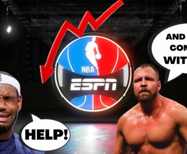 NBA TV Ratings on ESPN Fall WAY under One MILLION Viewers! AEW WRESTLING HOT on Their A$$!