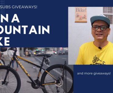 Manalo ng Isang Mountain Bike Atbp | 70K Subs Giveaways (2021)