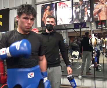 BEK THE BULLY LANDING MONSTER SHOTS ON THE HEAVYBAG EsNews Boxing