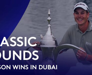 Henrik Stenson beats Tiger Woods & Ernie Els | 2007 Dubai Desert Classic | Classic Round Highlights