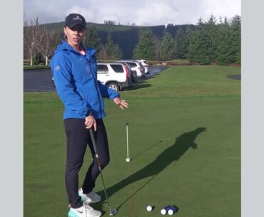 Chalk Line Putting Drill - WA Golf Swing Tips