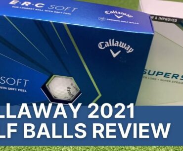 CALLAWAY NEW ERC, SUPERSOFT & SUPERSOFT MAX GOLF BALLS