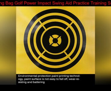 Golf Swing Bag Golf Power Impact Swing Aid Practice Training Smash Hit Strike Bag Trainer Exercise