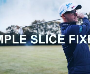 TOP 5 SIMPLE WAYS to FIX your GOLF SLICE