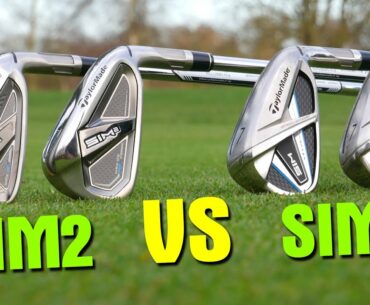 TAYLORMADE SIM2 IRONS V SIM - FULL REVIEW!