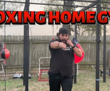 Boxing home gym & Ringside Tsunami bag!