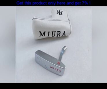 new MIURA KM-009 Putter Head Forged Carbon Steel With Full CNC Milled Brand Golf Clubs Putters Spor