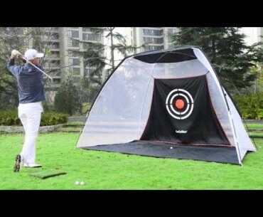 Upgraded Framework! Golf Practice Net Hitting Nets with Target and Carry Bag | Galileo Sports