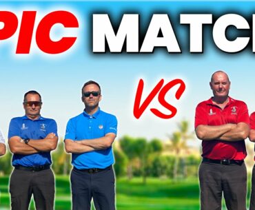 the EPIC GOLF MATCH 2 PROs vs 3 AMATEURS !