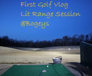 MY FIRST GOLF VLOG!! @BOGEYS SPORTS PARK