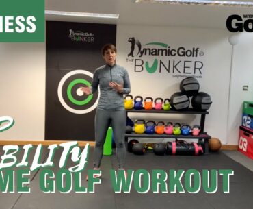 Home golf workout: How to improve your hip mobility at home