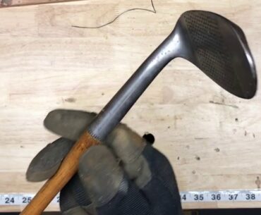 Hickory Golf Club Repair: Clubhead Reset - Hickory Hack #4