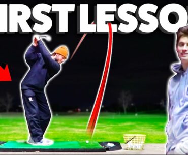 FIRST GOLF LESSON IN 10 YEARS w/ GM Golf