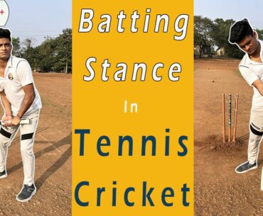 Batting Stance for Tennis Ball | Improve Tennis Cricket | Improve Hitting Power | CricketBio