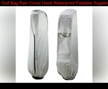 Crestgolf Golf Bag Rain Cover Hood Waterproof Foldable Supplies Accessories