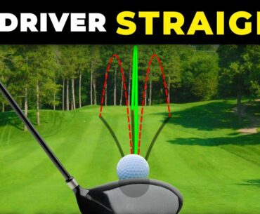 HOW TO HIT DRIVER STRAIGHT -  The driver swing is much easier when you know this