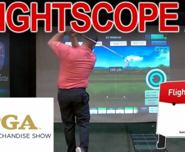 Flightscope X3 at the 2021 PGA Merchandise Show - LIVE (DEMO)