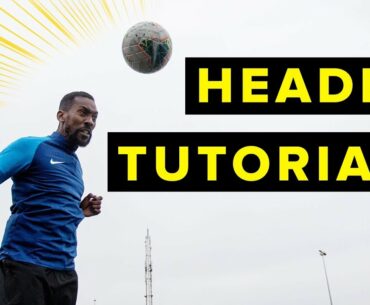 HOW TO HEAD LIKE CR7 | Header tutorial - learn football skills