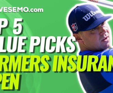 2021 FARMERS INSURANCE OPEN TOP 5 DFS VALUES | DraftKings & FanDuel PGA DFS Picks