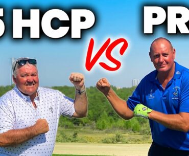 MID HANDICAP GOLFER VS GOLF PRO IN A MONEY MATCH