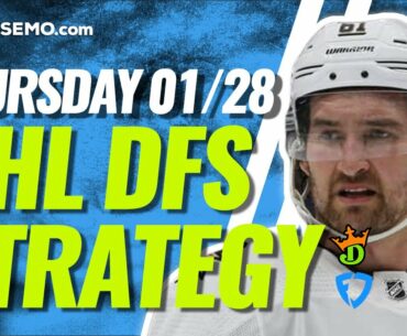 NHL DFS PICKS: DRAFTKINGS & FANDUEL DAILY FANTASY HOCKEY STRATEGY | THURSDAY 1/28/21