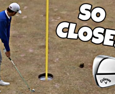 First 9 With The New Callaway Irons | Magnolia Greens Country Club | NEAR Hole In One!