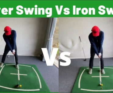 Driver swing Vs Iron swing what’s the difference? // Swing tips