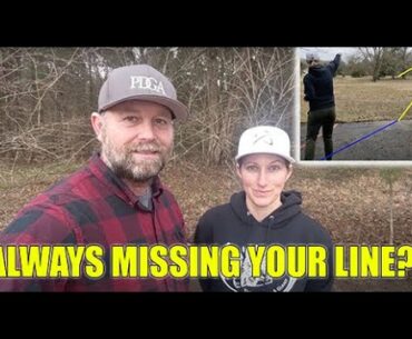 Here's why you might be missing your line | Disc golf throwing tips