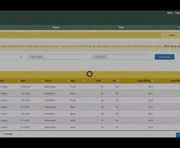 Handicap Only League Overview