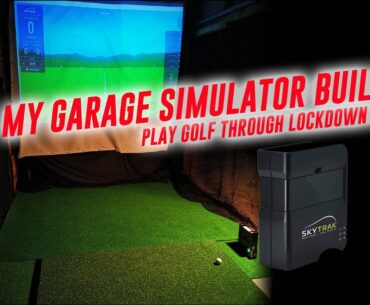 My Home Skytrak Golf Simulator Build Walk Through