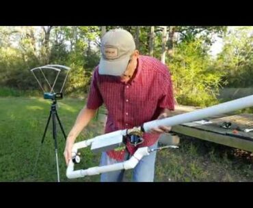 Electric Air Cannon shoots Golf Balls