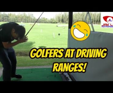 GOLF STEREOTYPES - 10 GOLFERS YOU SEE AT DRIVING RANGES!
