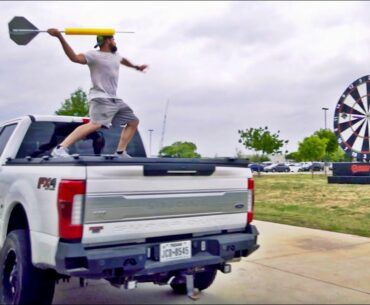 Giant Darts Battle | Dude Perfect