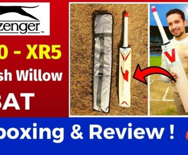 SLAZENGER V200 ENGLISH WILLOW BAT UNBOXING AND REVIEW | SLAZENGER Cricket Bat | ENGLISH WILLOW BAT