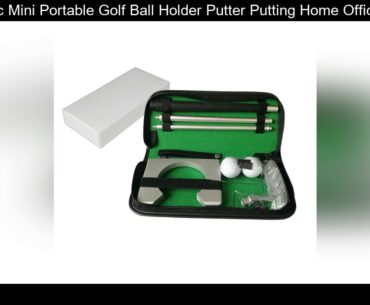 Classic Mini Portable Golf Ball Holder Putter Putting Home Office Indoor Training Aids Golf Putting
