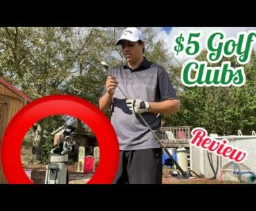 I Bought a $5 set of Golf Clubs!!!