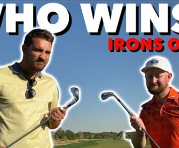 THE WORST IRON SHOTS EVER - IRONS CHALLENGE WITH ANDY CARTER GOLF
