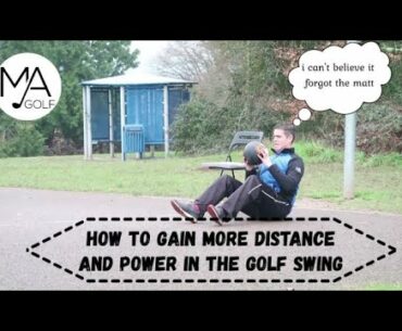 How to gain more distance and power in the golf swing
