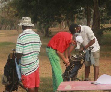 INTERVIEW WITH GOLFERS AT THE CELEBRITY GOLF CLUB