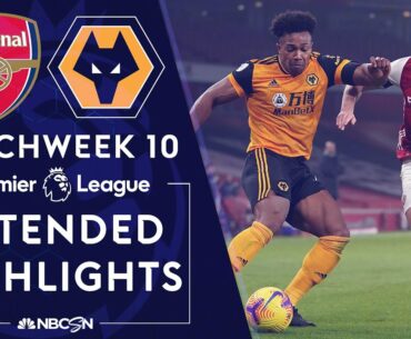 Arsenal v. Wolves | PREMIER LEAGUE HIGHLIGHTS | 11/29/2020 | NBC Sports