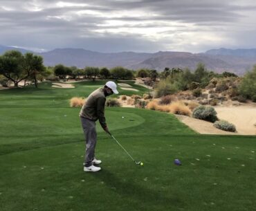 Desert Willow Golf Resort Mountain Course Palm Desert January 2021 - So close!