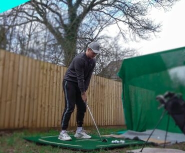 I Built my own Backyard Golf Net!