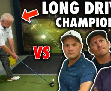 Longest Drive Challenge vs 4x World Long Drive Champion! / Exp Golf