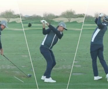 Rickie Fowler Practice Range At Waste Management Phoenix Open 2021