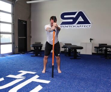 lower body disassociation stick mobility