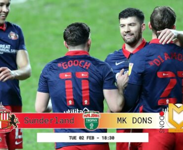 Sunderland vs MK Dons Prediction - Quarter Final