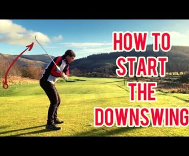 How to start the downswing and get in the slot